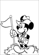 Mickey Mouse kleurplaat 42